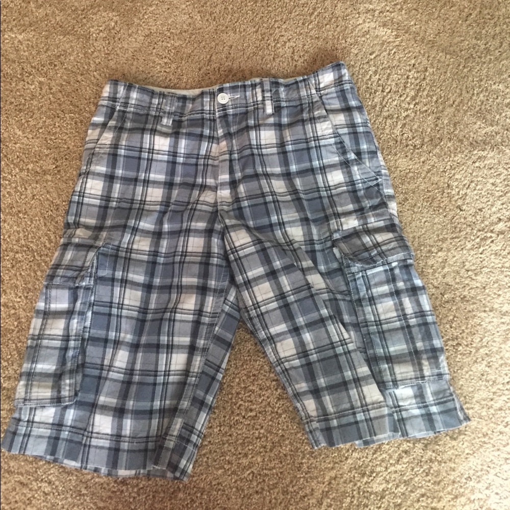 Plaid shorts