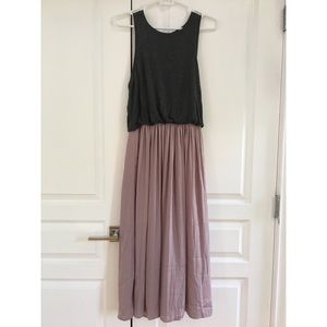 Grey and mauve Loft dress