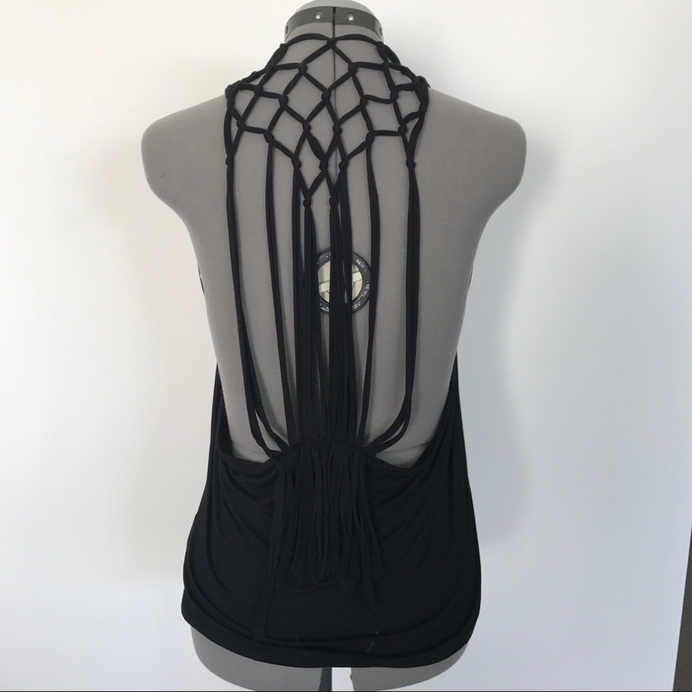 Ocean Drive Black Stappy Festival Tank