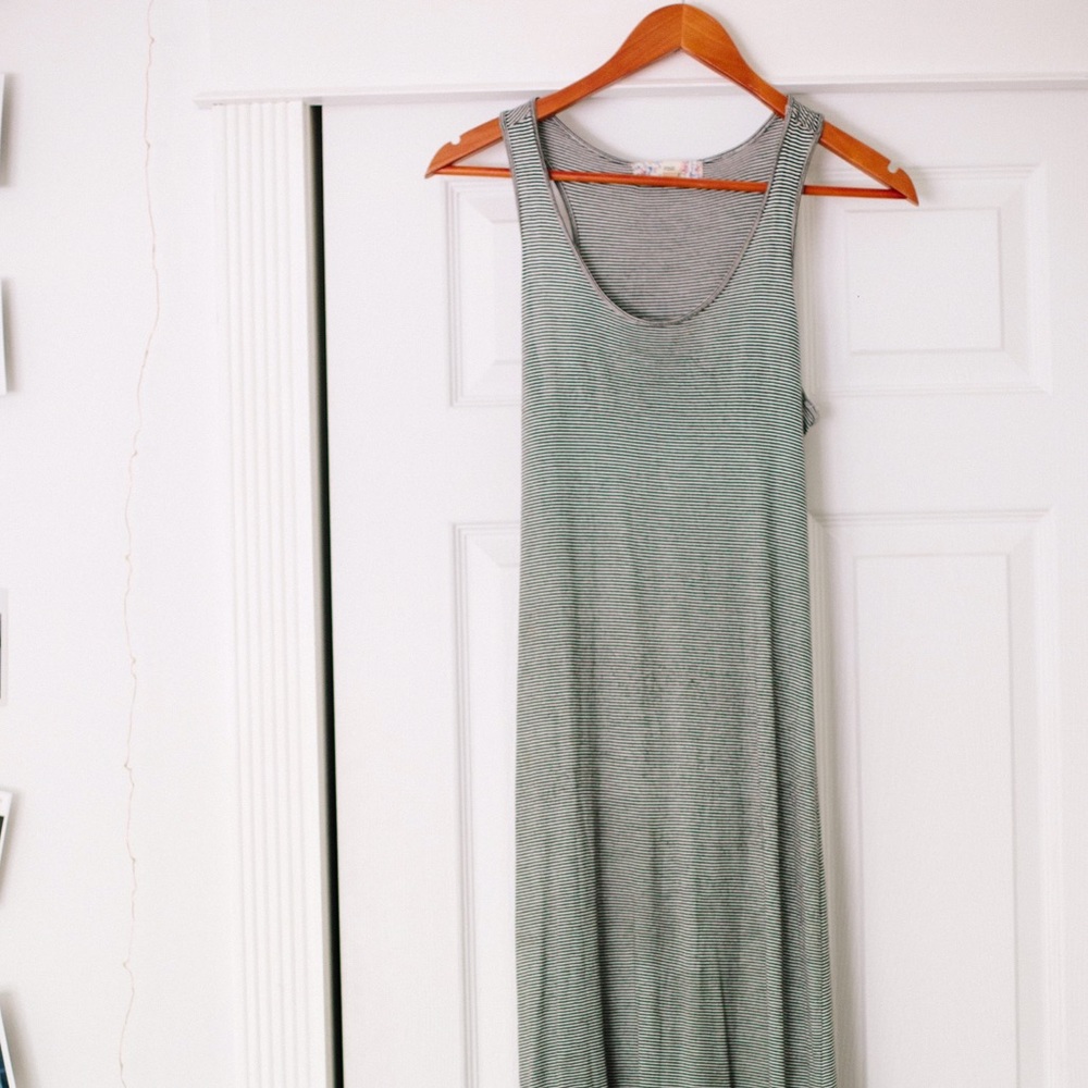 Striped Maxi Dress