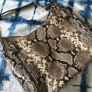 Authentic Michael Kors Snakeskin leather purse