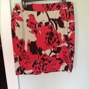 Knee length pencil skirt