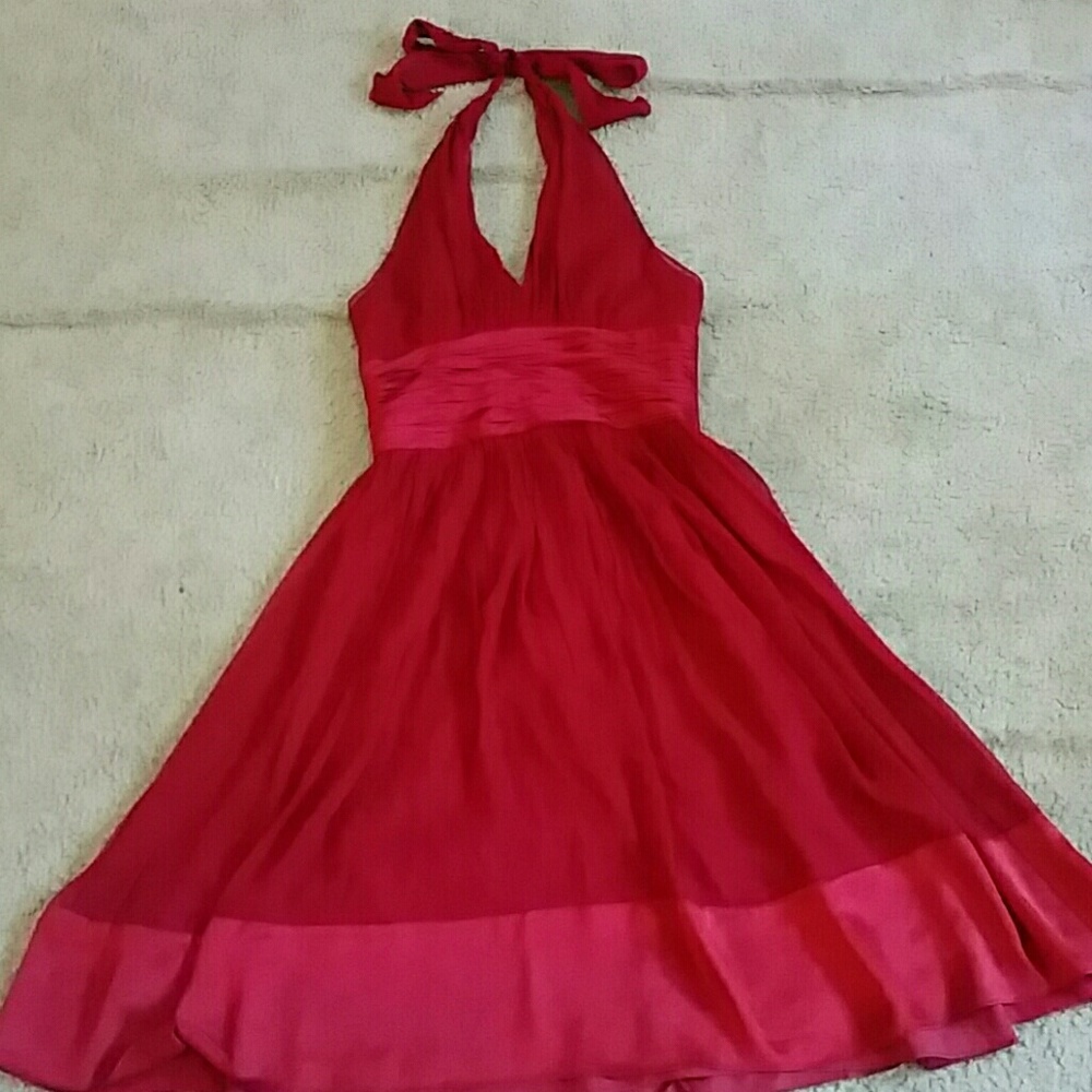Red Halter Dress