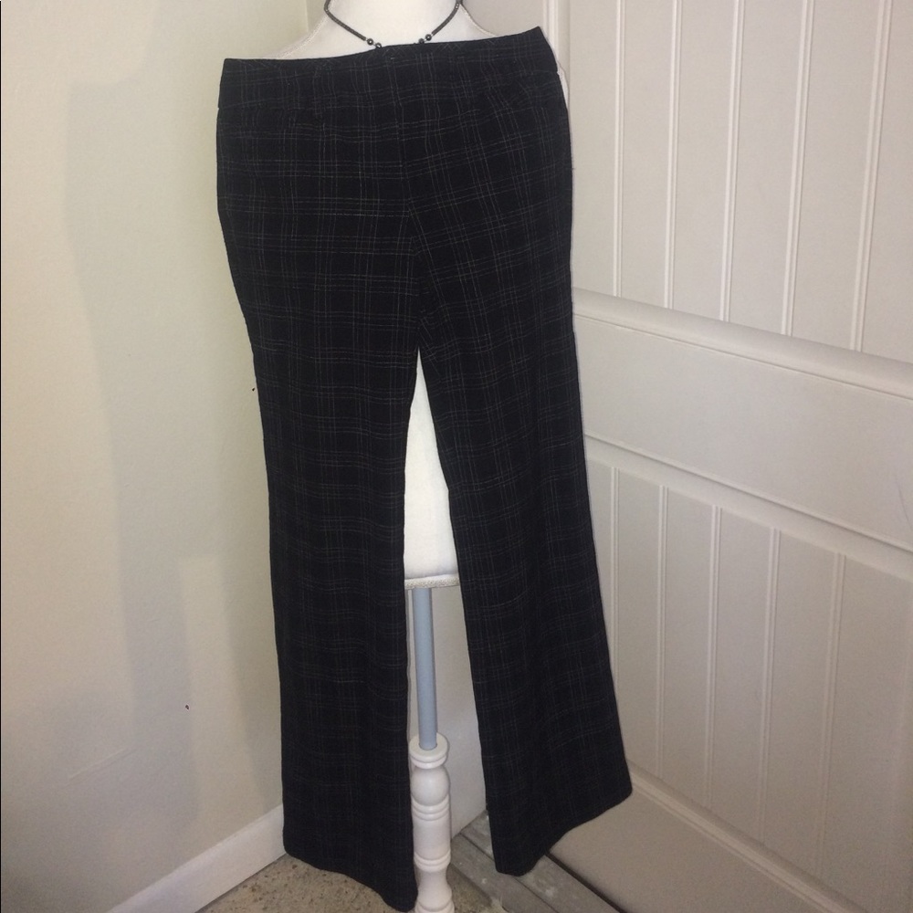 New York & Company plaid black slacks