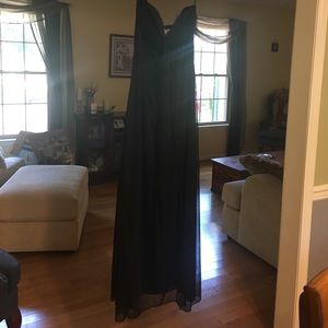 Black strapless Dress