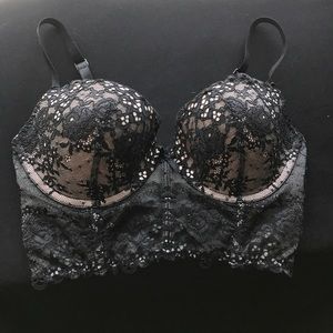 Victoria's Secret Mini Lace Bustier 34D