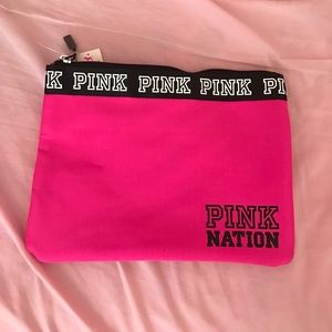 Vs pink bathing suit bag