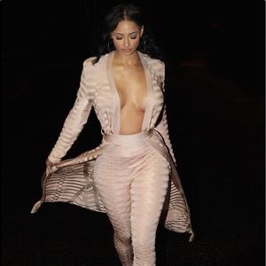 Balmain Inspired DASH Jacket & Pants Set (BLACK)