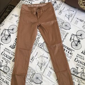 Dark Khaki Skinny Jeans