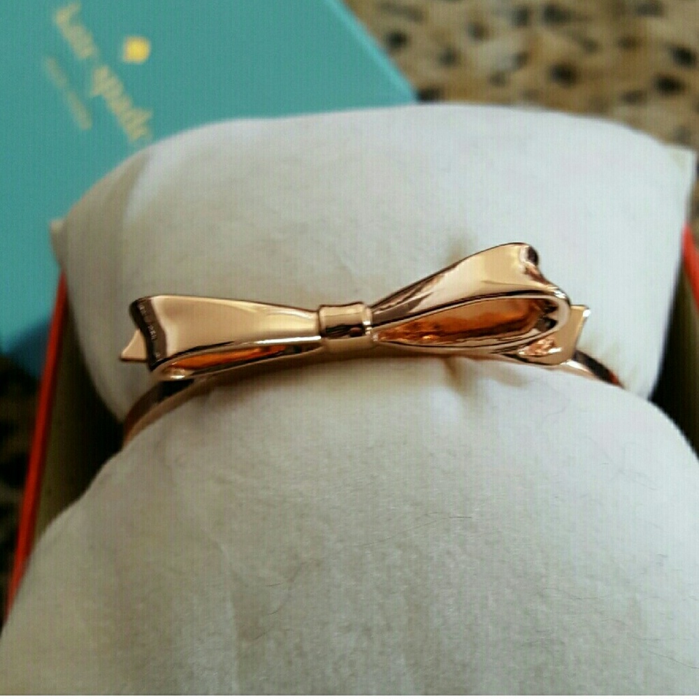 Kate Spade Rose Gold Bow Bracelet