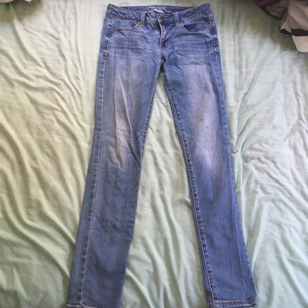 light wash jeggings