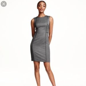 H&M size 6 grey/black work dress