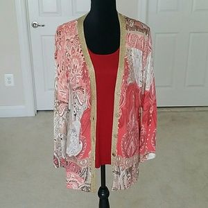 Chico's cardigan top medium
