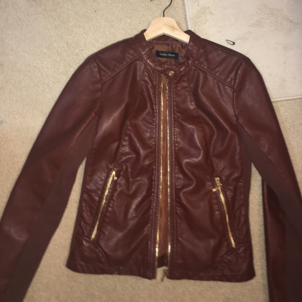 Ivanka trump leather jacket