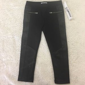NWT Girls DKNY Black Pants Size 4T
