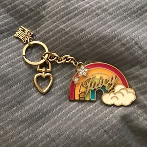Juicy Couture keychain gold plated