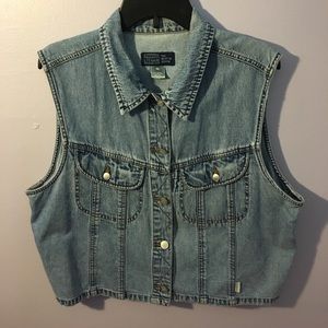 Denim vest