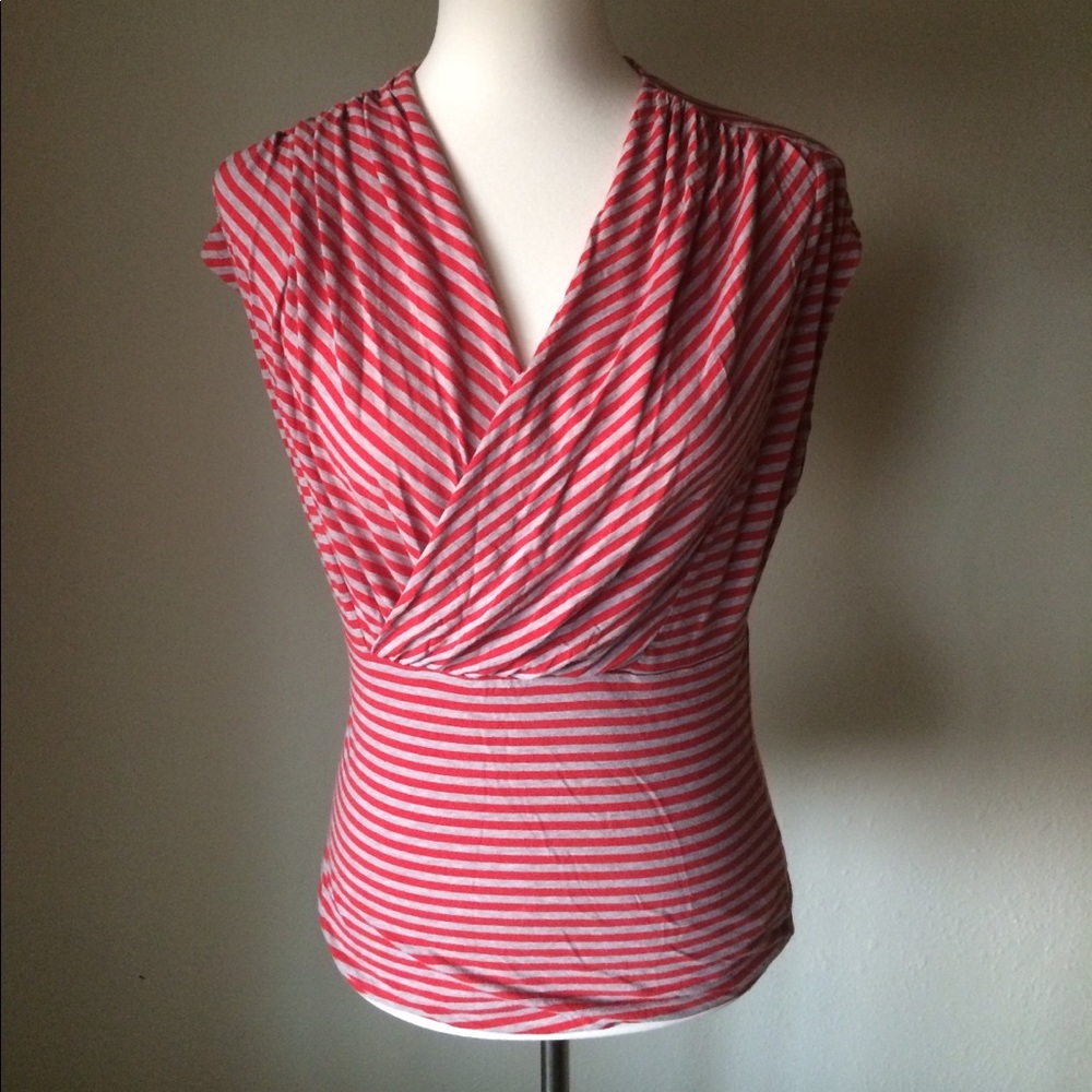 Anthropologie Postmark Cap Sleeve Top