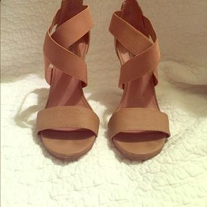 Steve Madden Nude Strappy Sandals