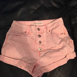 Bullhead High rise jean shorts