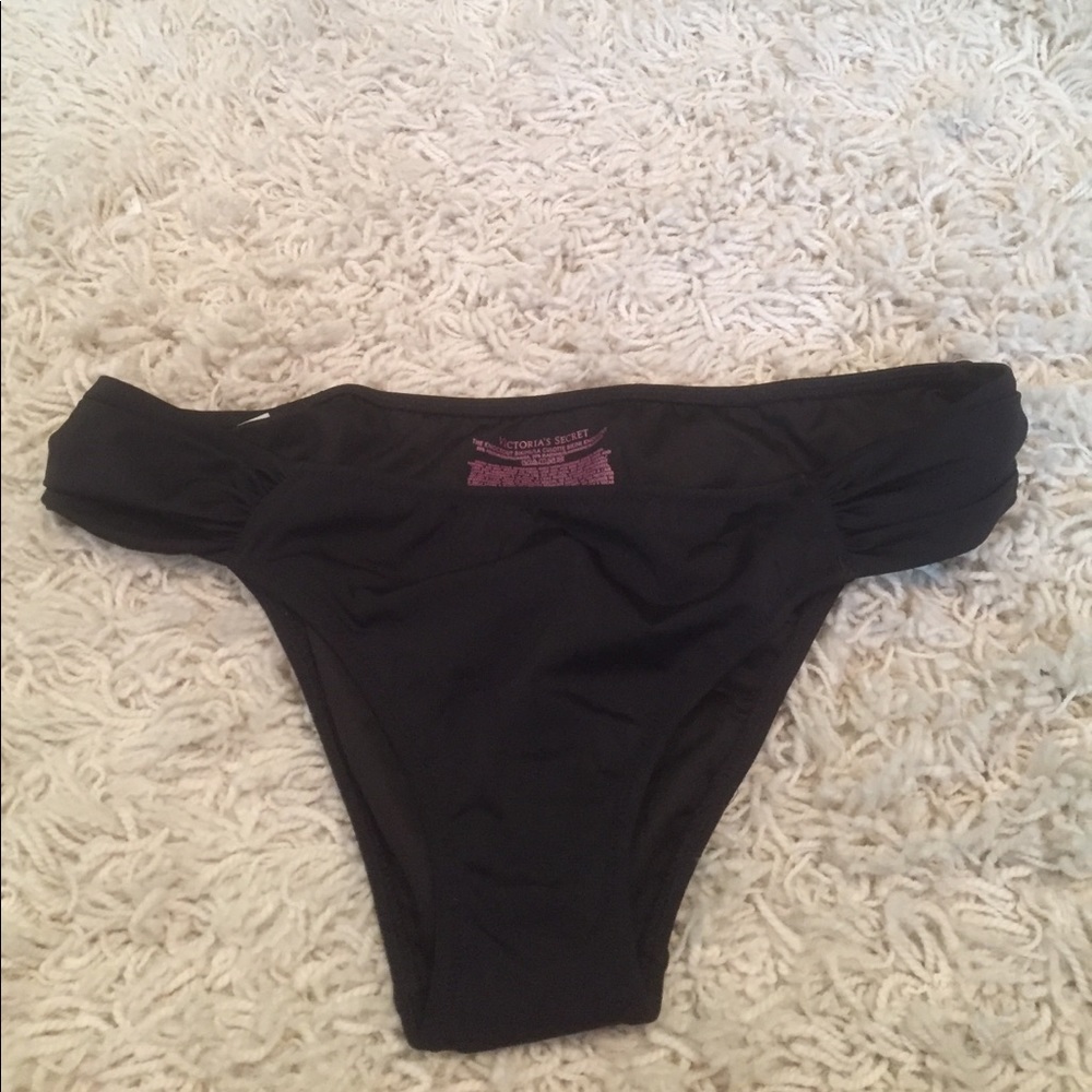 Victoria secret black bikini bottom