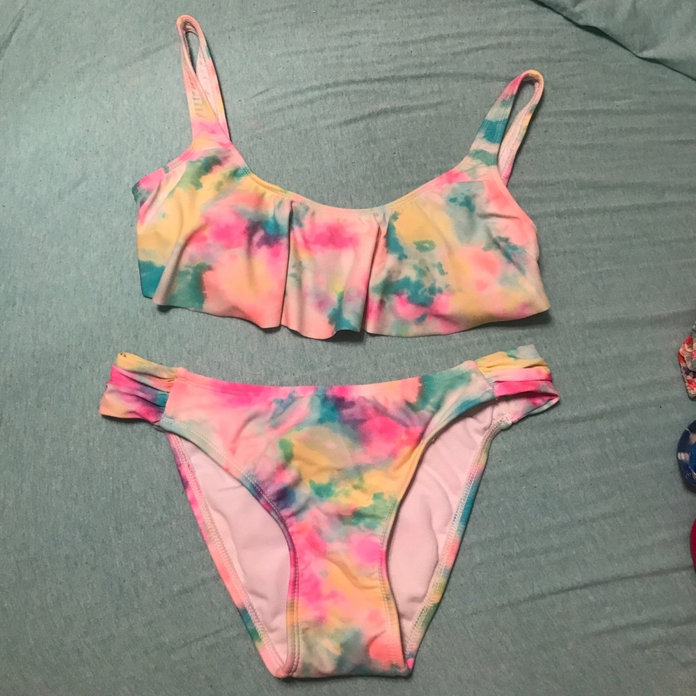 Vibrant Tye Dye bikini swimsuit (medium)