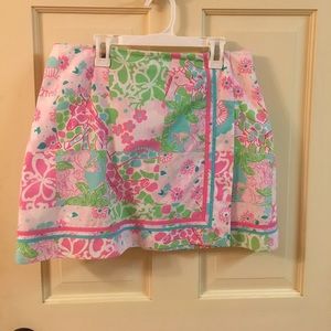 Authentic Lilly Pulitzer patchwork skort