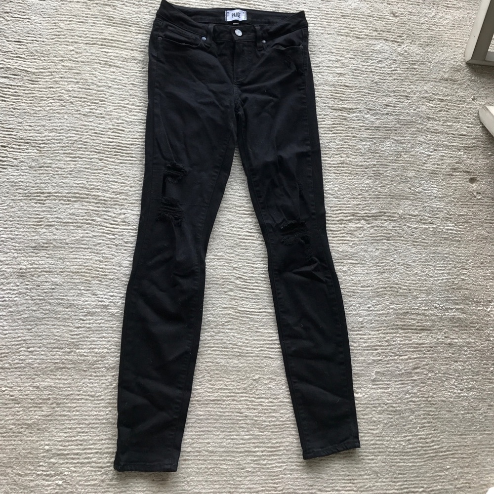 Black Paige Jeans Size 26
