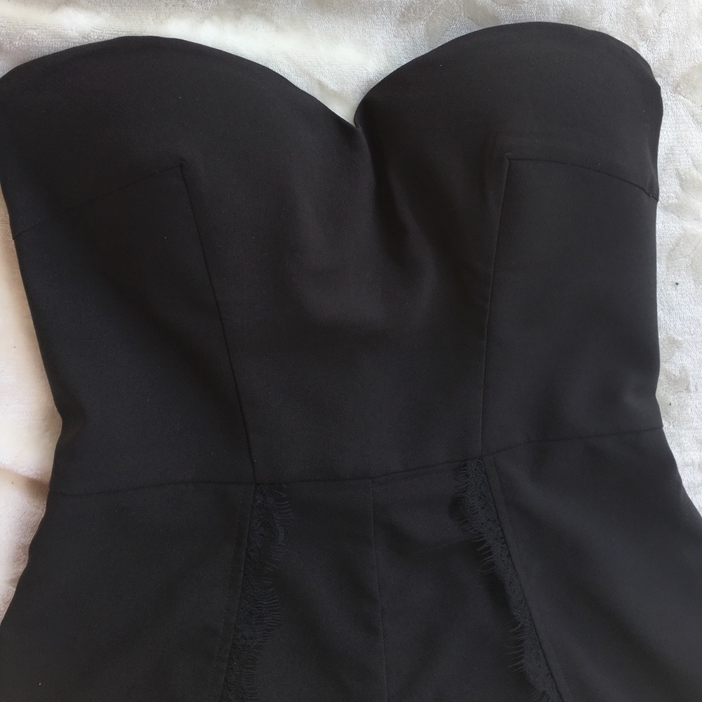 Strapless Bebe Black Romper