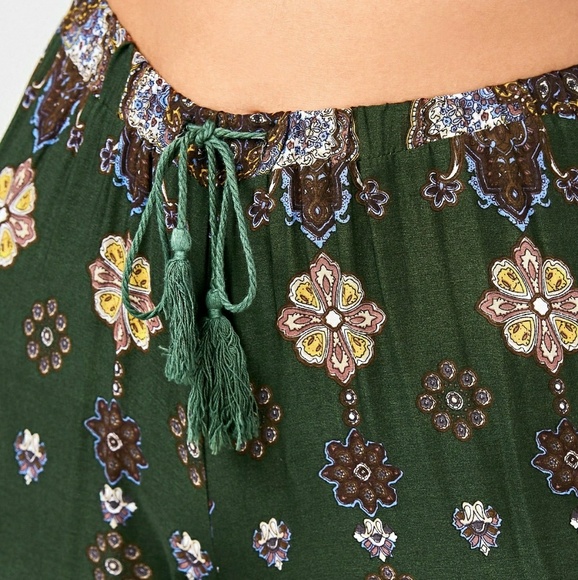 Boho Palazzo Drawstring Pants - Picture 3 of 5