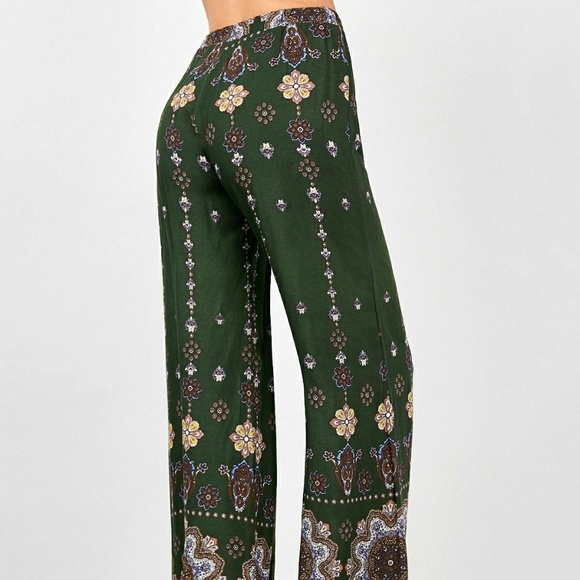Boho Palazzo Drawstring Pants - Picture 4 of 5