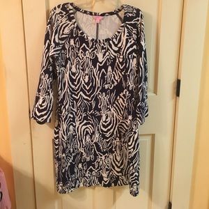 Authentic Lilly pulitzer Zebra Print Dress