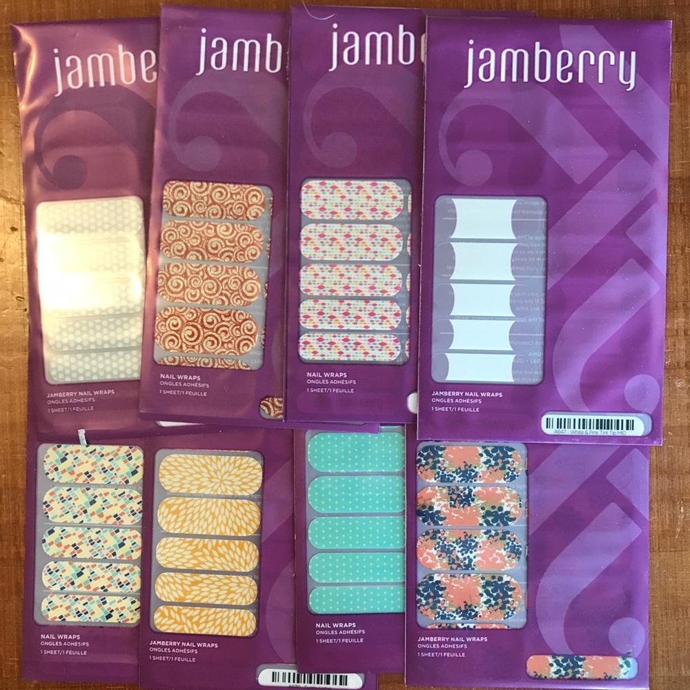 New and used Jamberry nail wraps