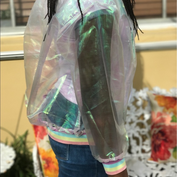 Rainbow holographic bomber - Picture 3 of 3