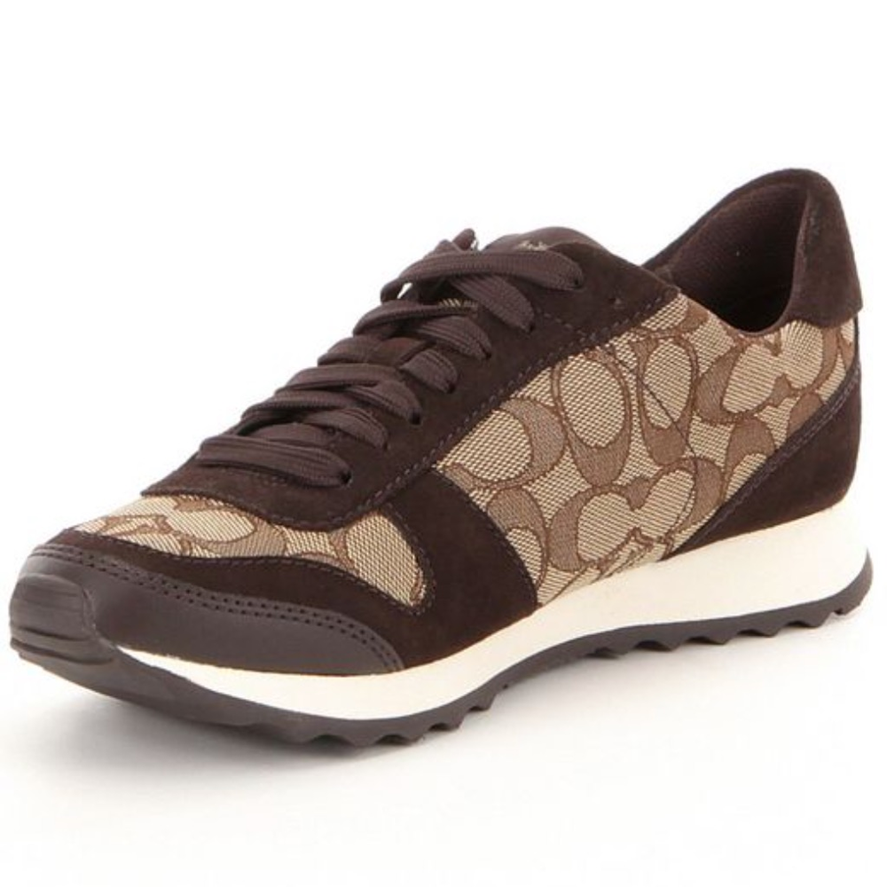 New Coach Sneakers Brown/Khaki - Picture 6 of 7