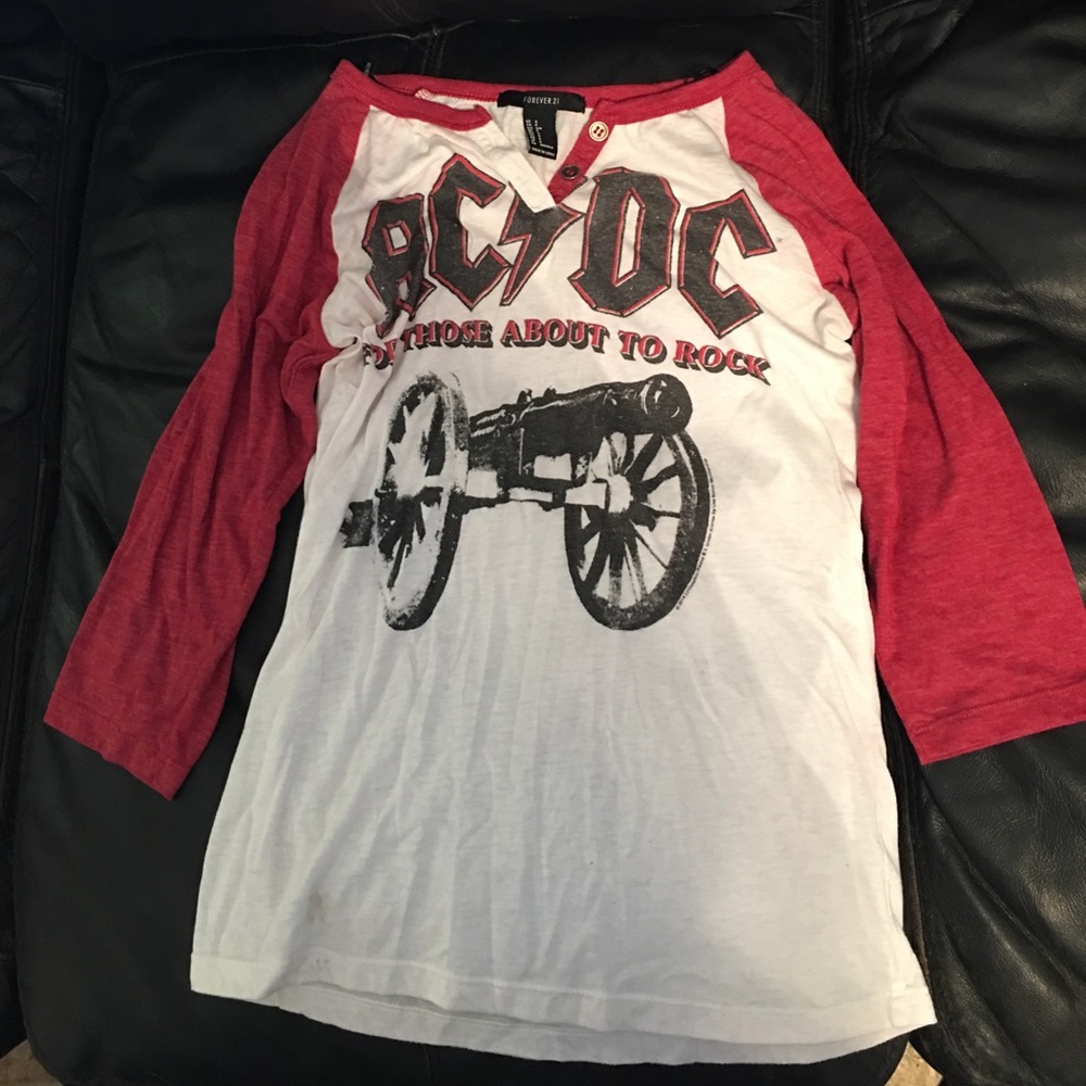 AC/DC Baseball tee