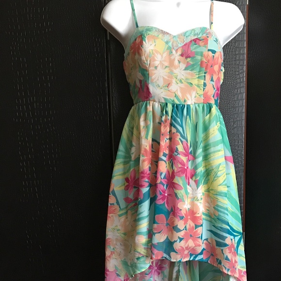 Hawaiian high-low dress - Picture 2 of 2