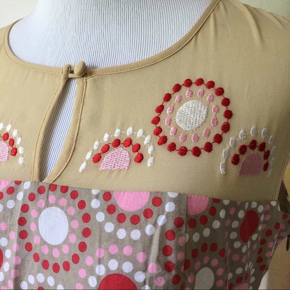 Diane Von Furstenberg Polka Dot Dress size 4 - Picture 3 of 8