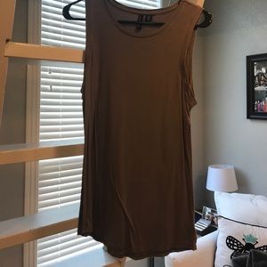 Green/Brown—Olive Tank Top