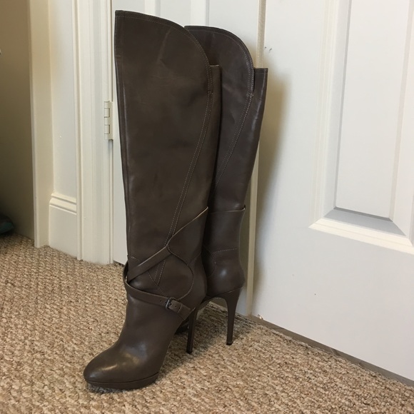 Brian Atwood knee high platform boots - Picture 2 of 7