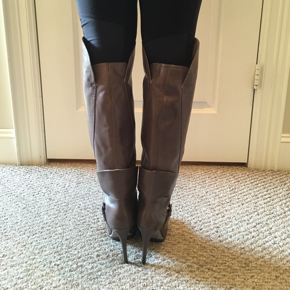 Brian Atwood knee high platform boots - Picture 6 of 7