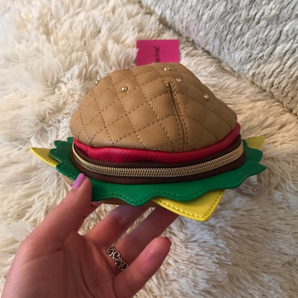 Betsy Johnson Burger Clutch