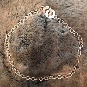 Tiffany and Co. silver chain choker necklace