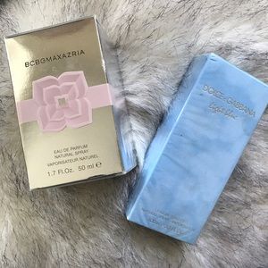 2for1: UNOPENED D&G Light Blue & BCBG perfumes