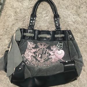 Dark Gray Juicy Couture purse