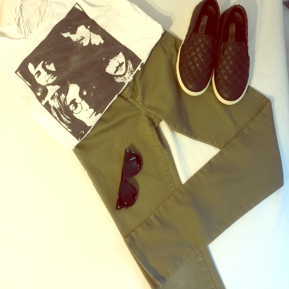 Army Green Jeans Size 1