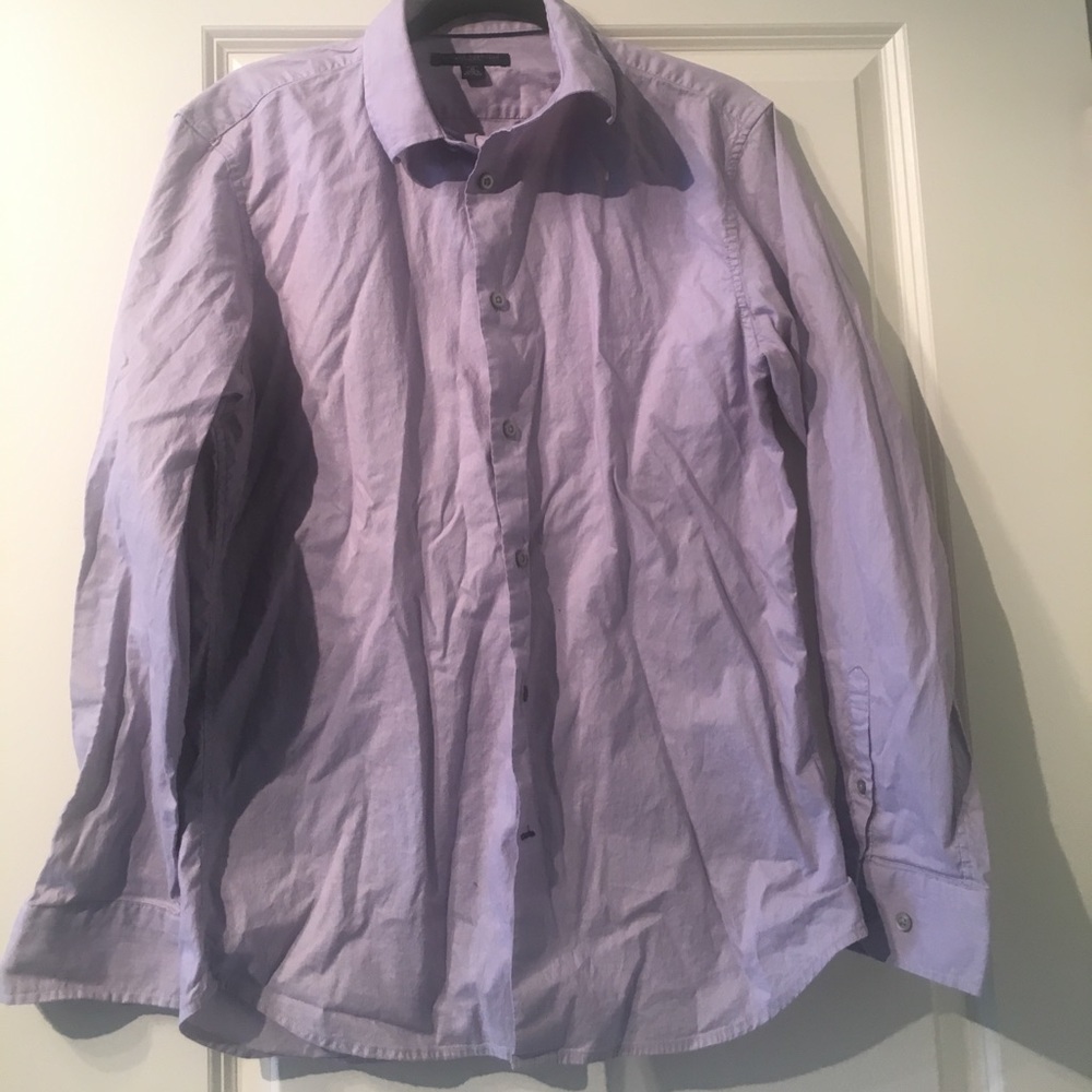 Lilac men's dress shirt