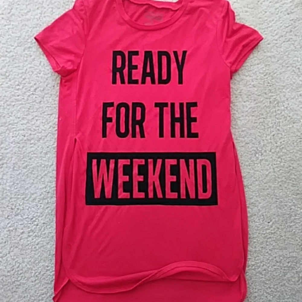 Ready for the weekend shirt with slits on the side