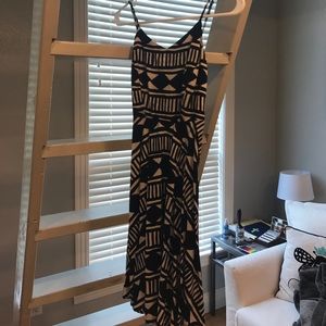 Old Navy Black & White Cami Dress XS