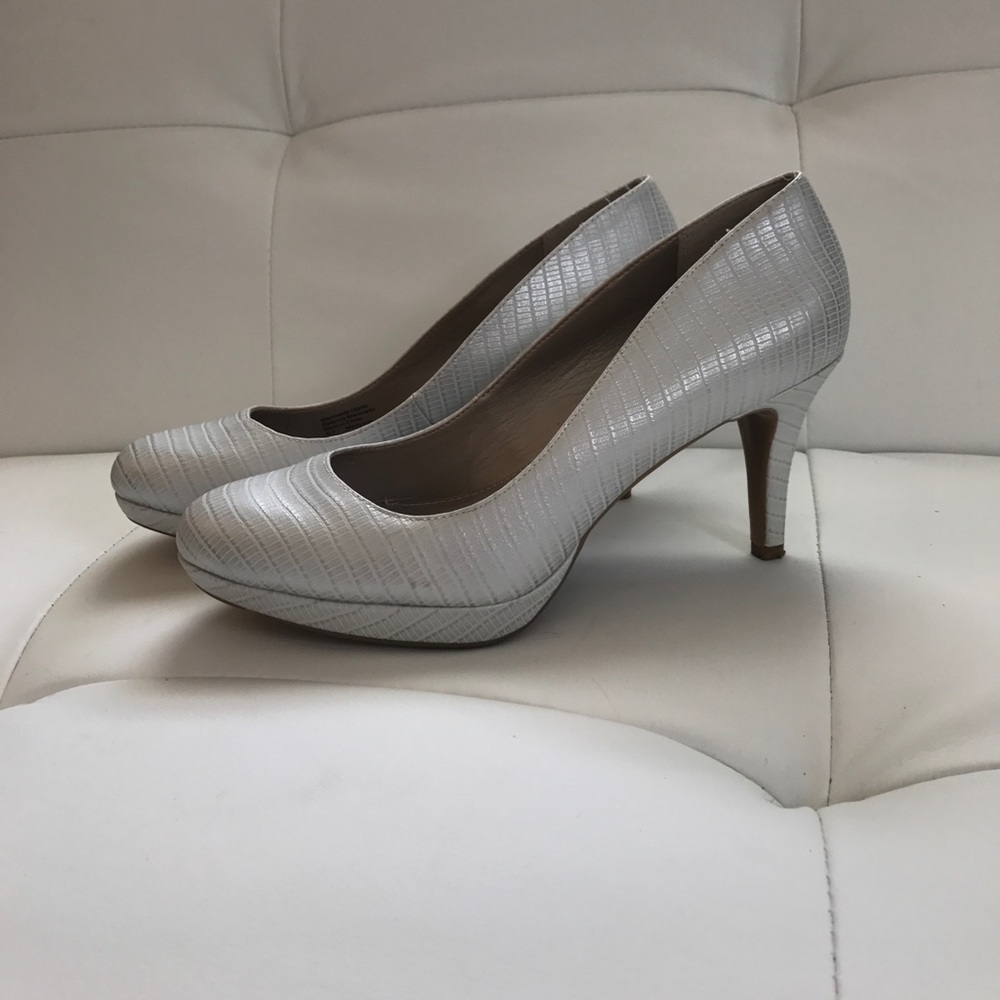 Silver Alfani heels